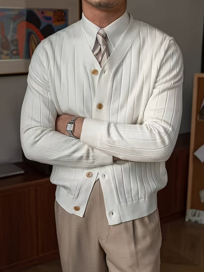 Oversized Cardigan for Men | Button Front Lightweight Cold Weather Ready