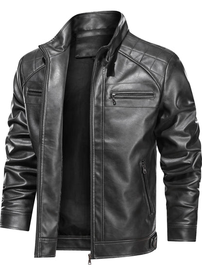 Oversized Winter Jacket for Men | Funnel Neck Autumn Layering
