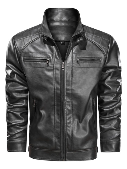 Oversized Winter Jacket for Men | Funnel Neck Autumn Layering