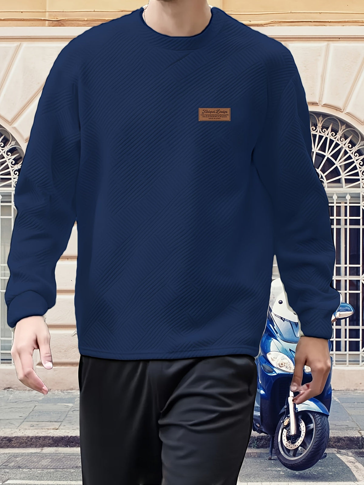 Warm Sweatshirt for Men | Crew Neck Cosy Winter Style