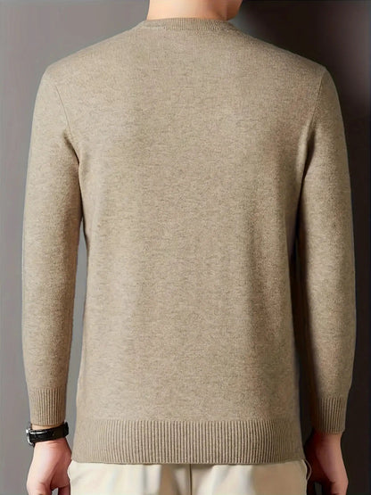 Warm Sweater for Men | Ribbed Cold Weather Ready