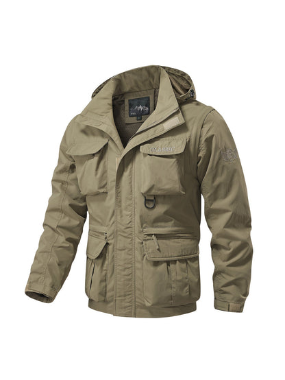 Hooded Winter Jacket for Men | Autumn Layering