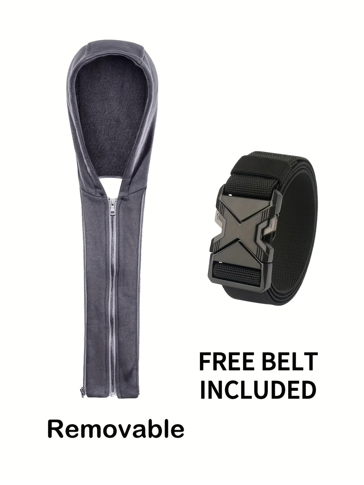 Black Hooded Winter Jacket for Men | Cold Weather Ready