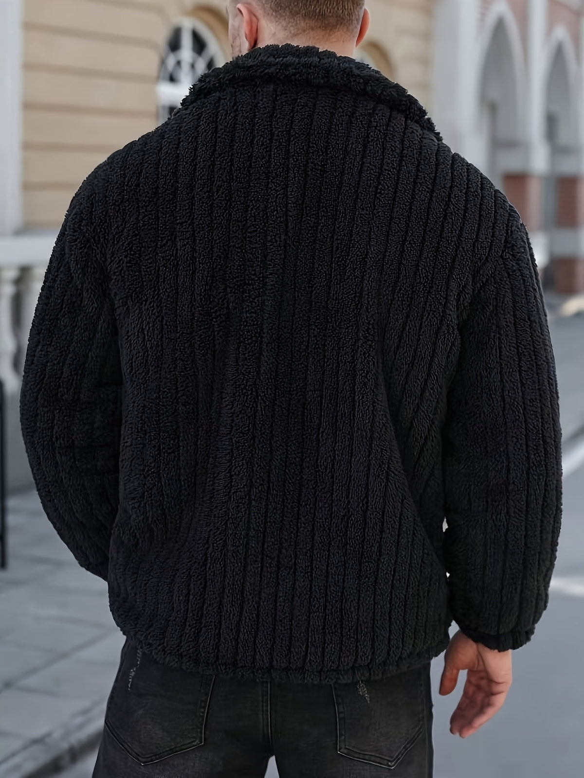 Insulated Winter Jacket for Men | Button Front Autumn Layering