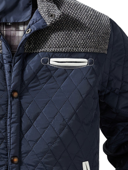 Quilted Puffer Jacket for Women | Funnel Neck Insulated Warm Winter Layer