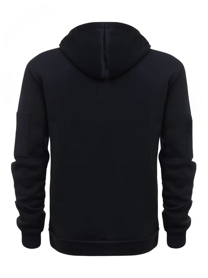 Hooded Hoodie for Women | Drawstring Full Zip Autumn Layering
