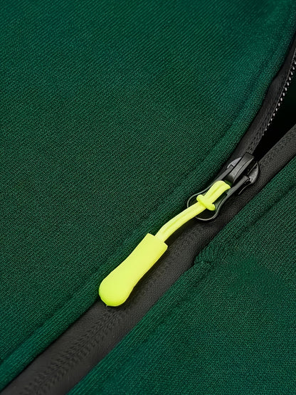 Hooded Hoodie for Women | Drawstring Full Zip Autumn Layering