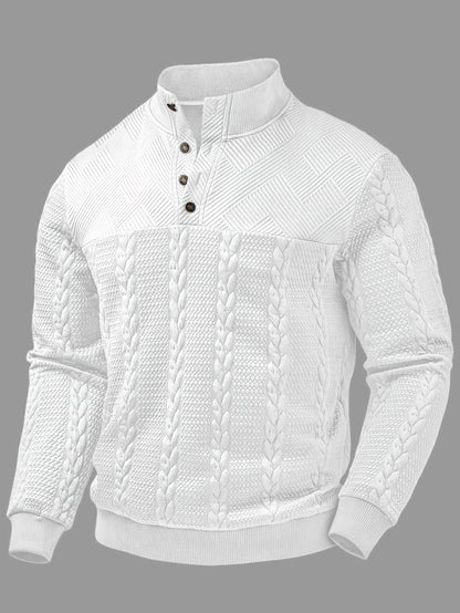 Cosy Sweater for Women | Button Front Funnel Neck Cold Weather Ready