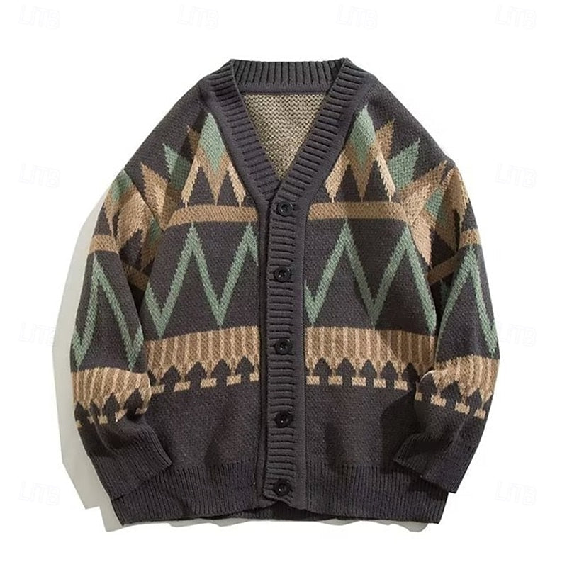 Button Front Cardigan for Men | V Neck Fall & Winter 2026