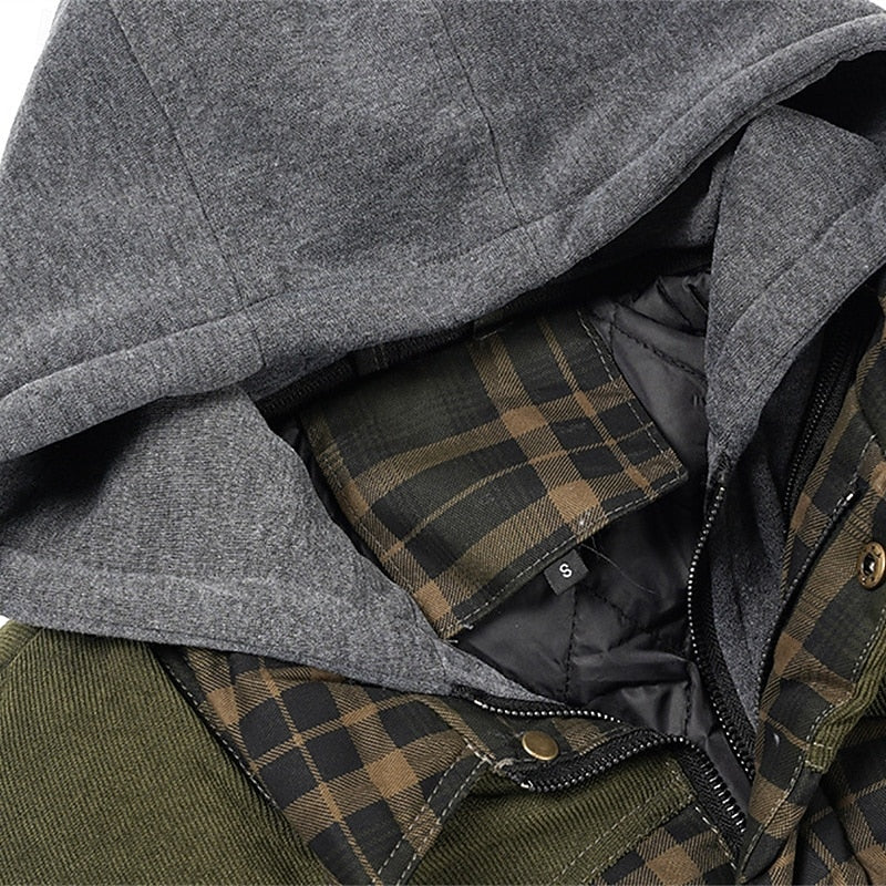 Hooded Puffer Jacket for Men | Quilted Insulated Cosy Winter Style