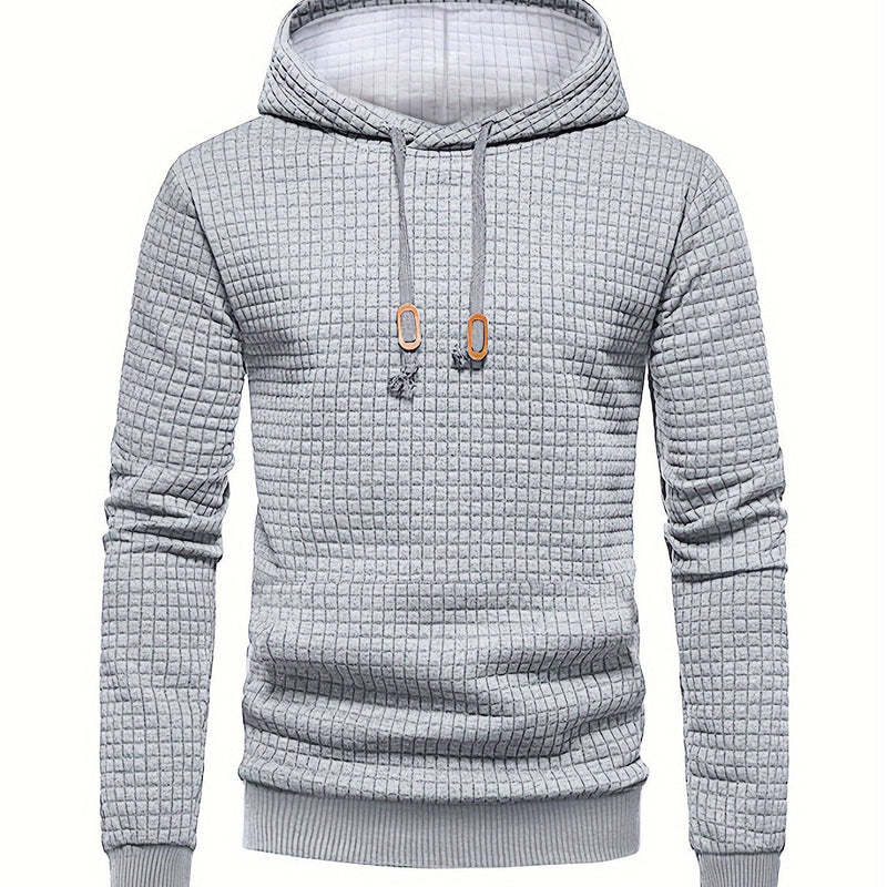 Oversized Hoodie for Men | Hooded Ribbed Autumn Layering