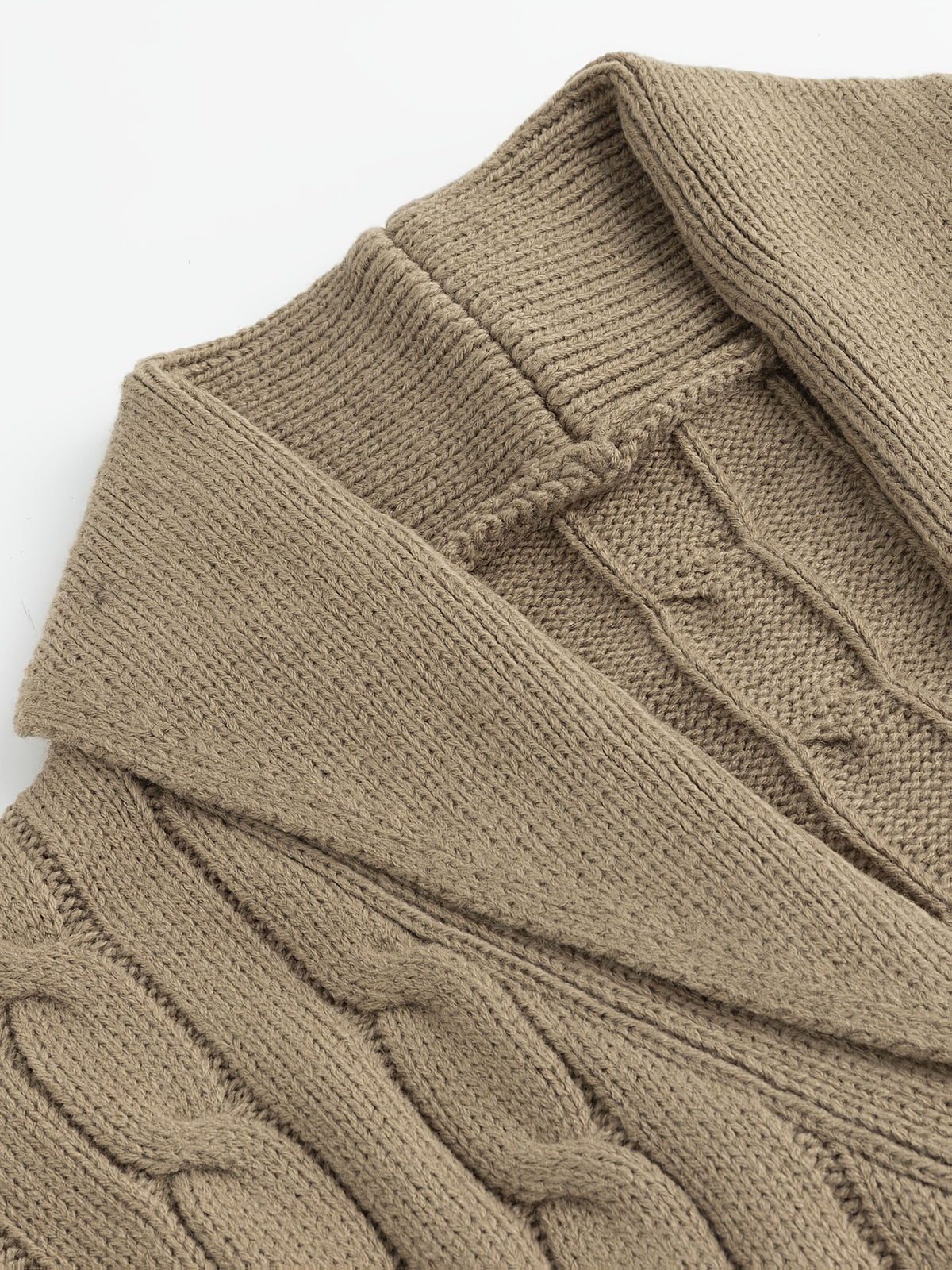 Cable Knit Cardigan for Men | Cold Weather Ready