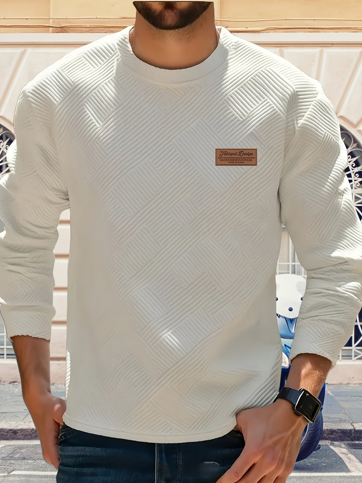 Warm Sweatshirt for Men | Crew Neck Cosy Winter Style