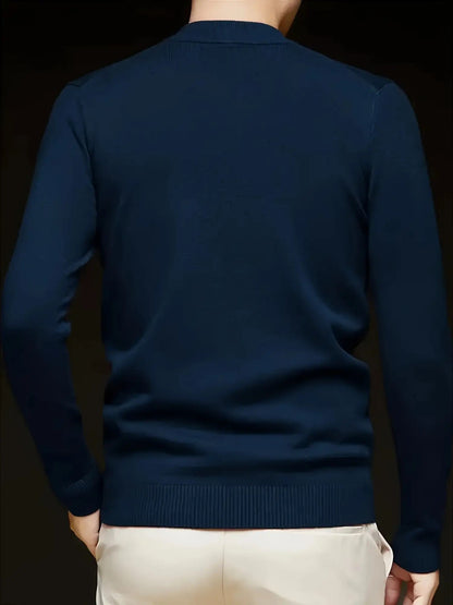 Warm Sweater for Men | Ribbed Cold Weather Ready