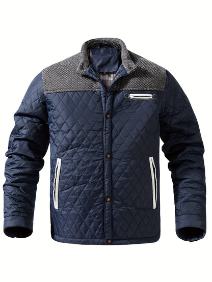 Quilted Puffer Jacket for Women | Funnel Neck Insulated Warm Winter Layer