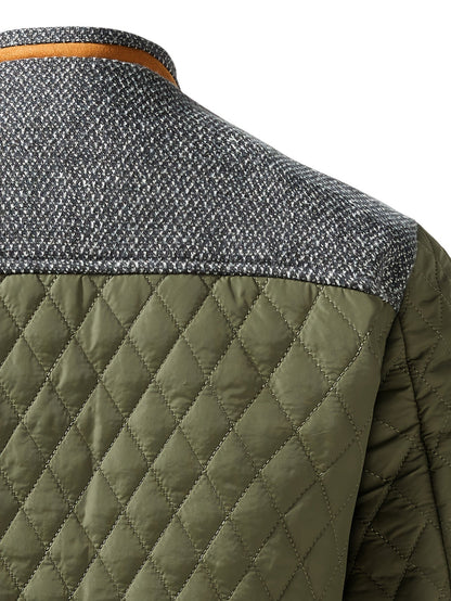 Quilted Puffer Jacket for Women | Funnel Neck Insulated Warm Winter Layer