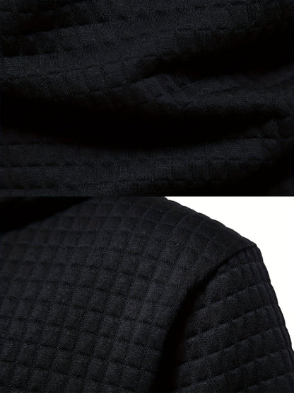 Hooded Hoodie for Men | Drawstring Warm Winter Layer