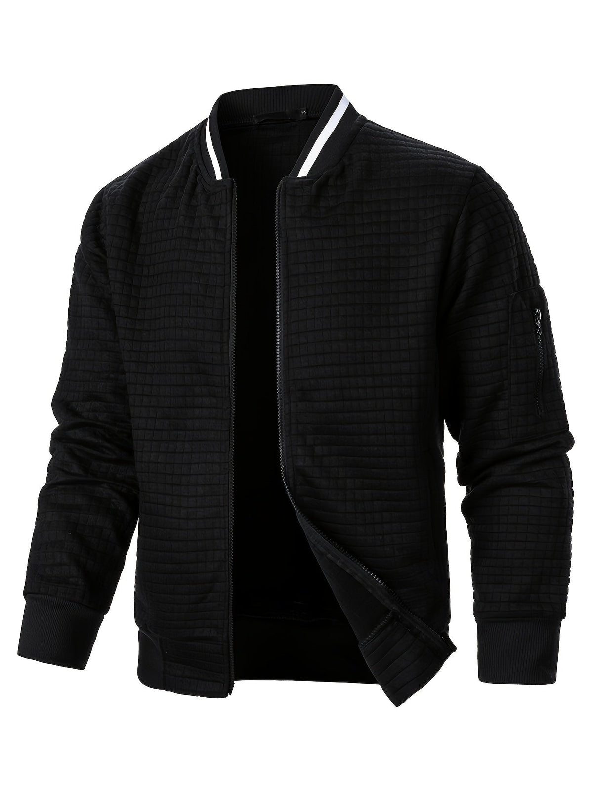Warm Bomber Jacket for Women | Ribbed Funnel Neck Cold Weather Ready
