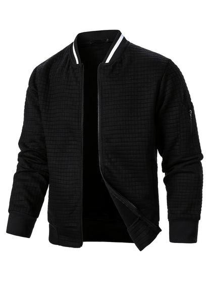 Warm Bomber Jacket for Women | Ribbed Funnel Neck Cold Weather Ready