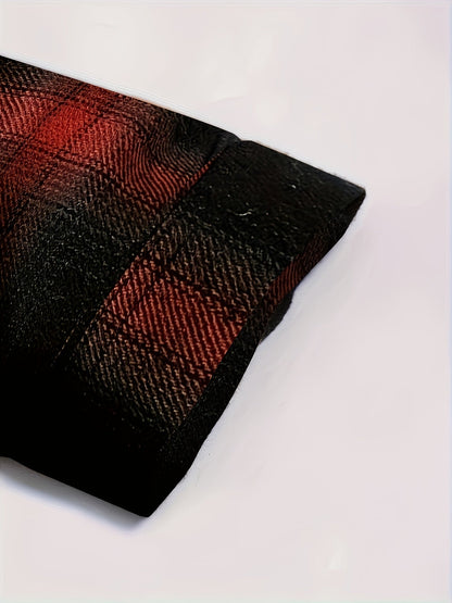 Plaid Shirt for Men | Button Front Cold Weather Ready