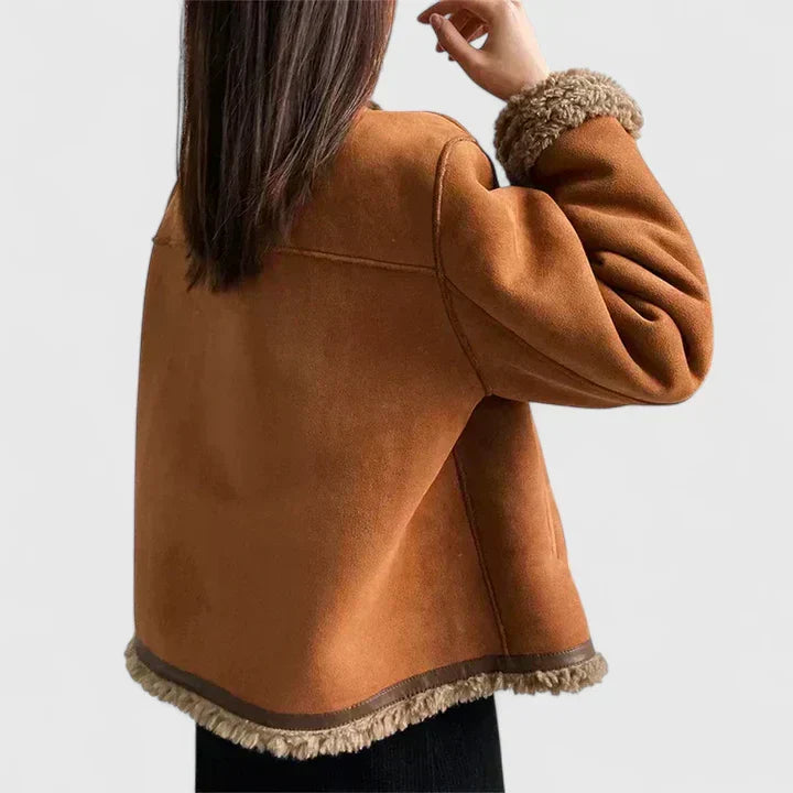 Classic Winter Jacket for Women | Button Front Autumn Layering