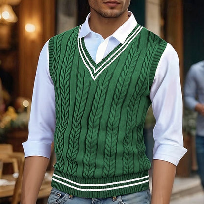 Classic Puffer Vest for Men | V Neck Cold Weather Ready