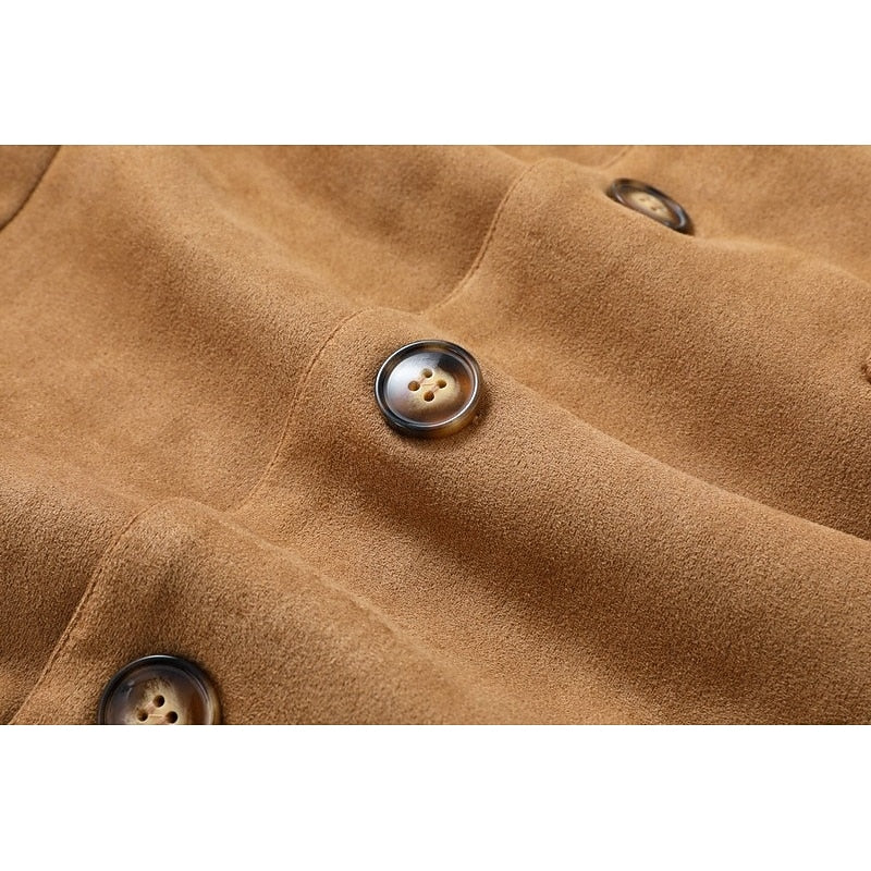 Everyday Winter Jacket for Women | Button Front Funnel Neck Autumn Layering