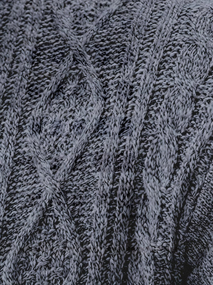 Insulated Cardigan for Men | Funnel Neck Full Zip Warm Winter Layer
