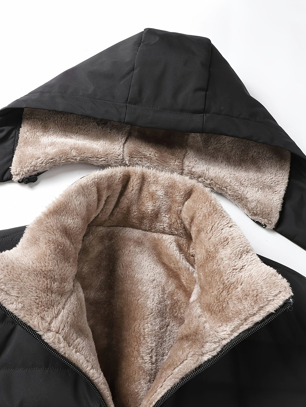 Hooded Quilted Jacket for Men | Side Zip Cold Weather Ready