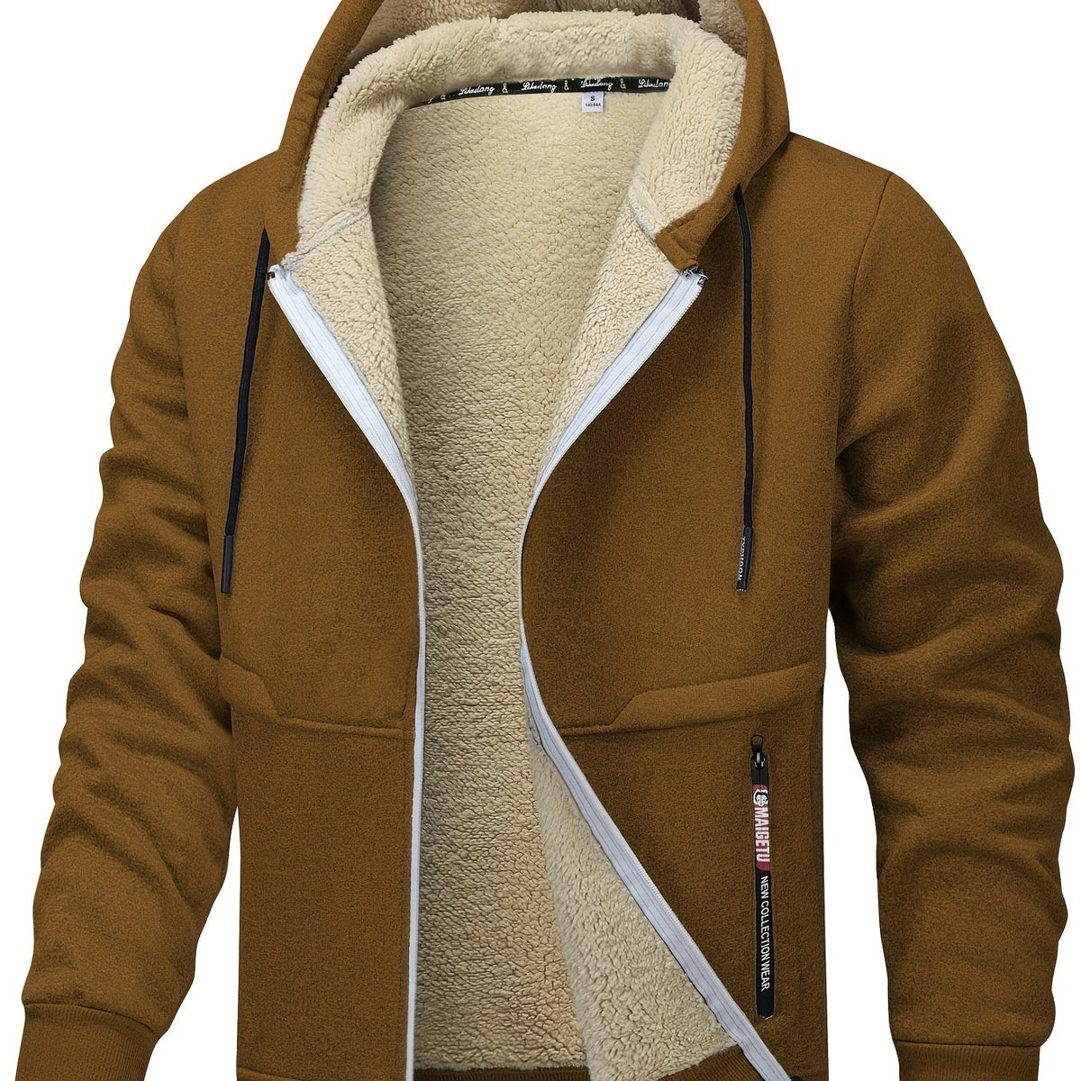 Fleece Lined Winter Jacket for Women | Side Zip Stretch Autumn Layering