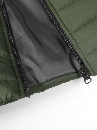 Lightweight Quilted Jacket for Men | Side Zip Cosy Winter Style