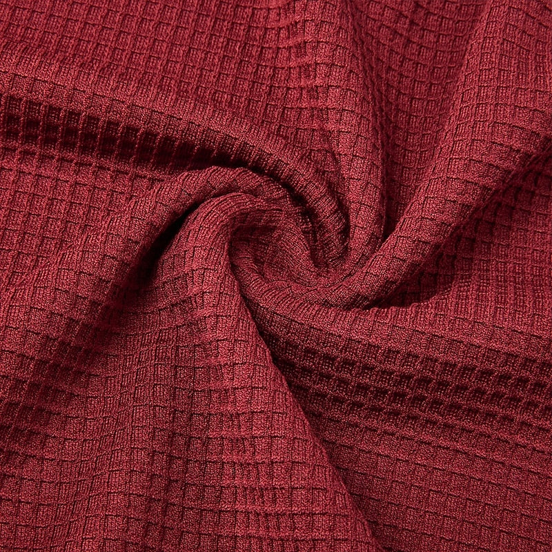 Wine Half Zip Sweater for Men | Warm Winter Layer