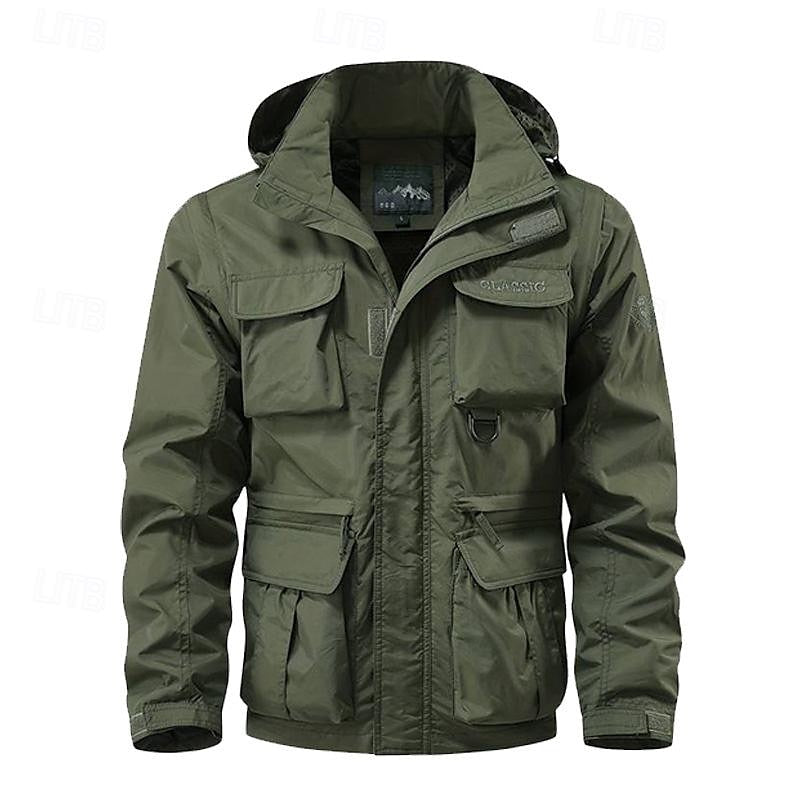 Hooded Winter Jacket for Men | Windproof Cold Weather Ready