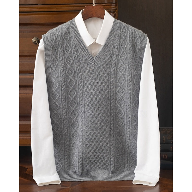 Warm Puffer Vest for Men | V Neck Fall & Winter 2026