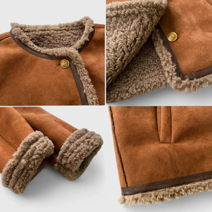 Classic Winter Jacket for Women | Button Front Autumn Layering
