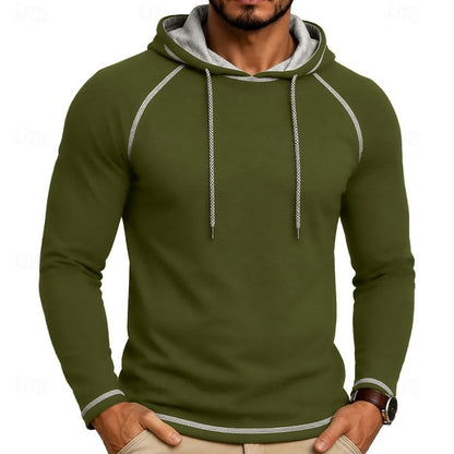Hooded Hoodie for Men | Drawstring Cold Weather Ready