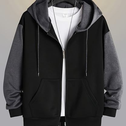 Hooded Hoodie for Men | Side Zip Warm Winter Layer