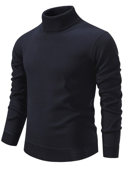 Turtleneck Sweater for Men | Ribbed Cosy Winter Style