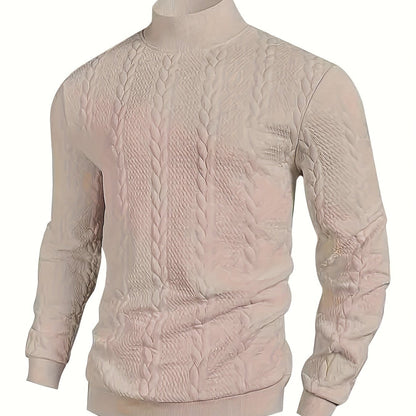 Turtleneck Sweatshirt for Men | Ribbed Cosy Winter Style