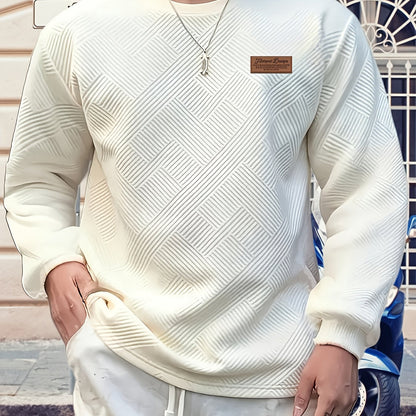 Warm Sweatshirt for Men | Crew Neck Cosy Winter Style