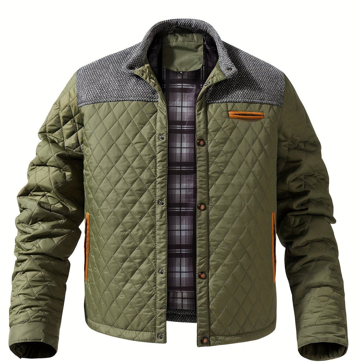 Quilted Puffer Jacket for Women | Funnel Neck Insulated Warm Winter Layer