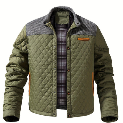 Quilted Puffer Jacket for Women | Funnel Neck Insulated Warm Winter Layer