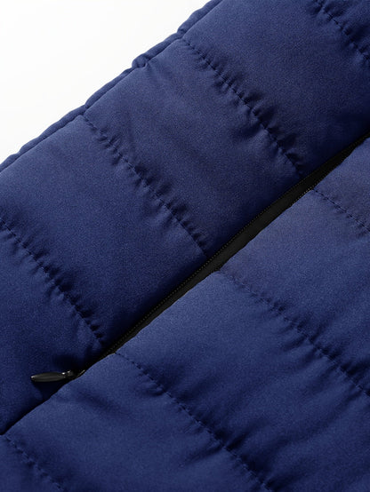 Lightweight Quilted Jacket for Men | Side Zip Cosy Winter Style