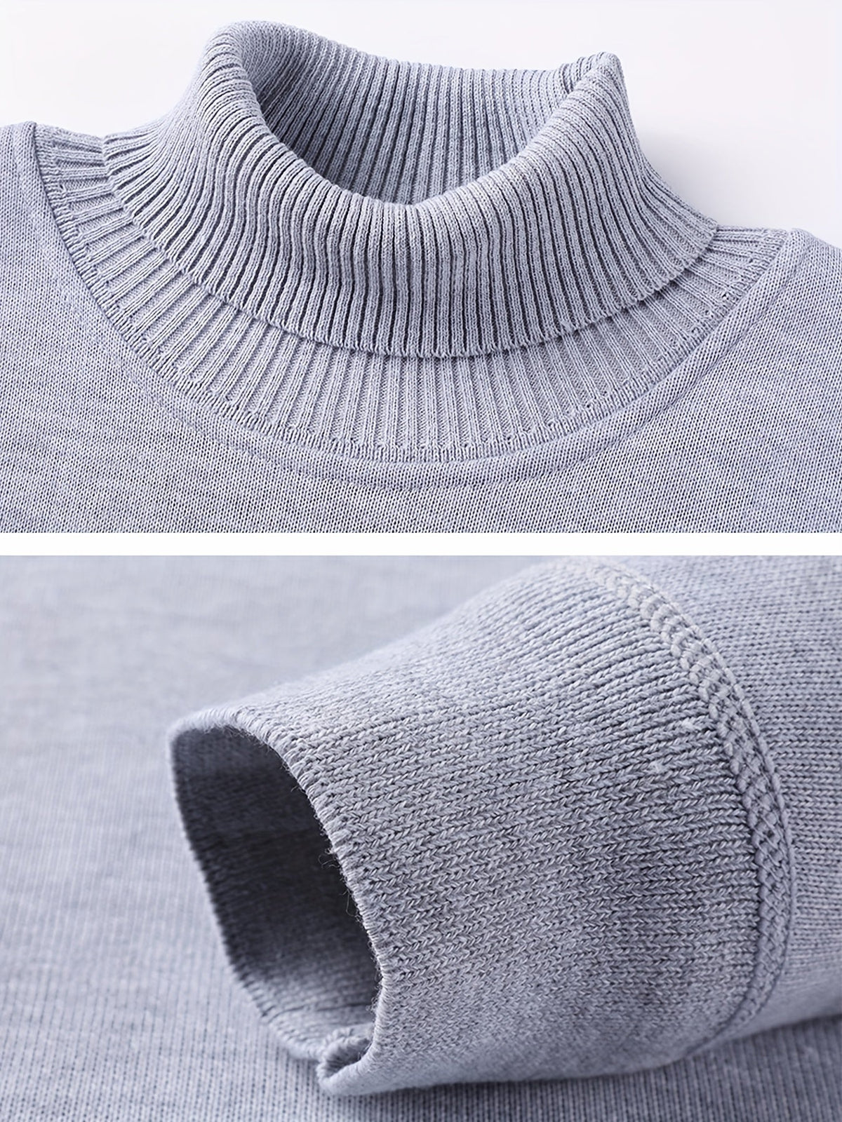 Turtleneck Sweater for Men | Ribbed Cosy Winter Style