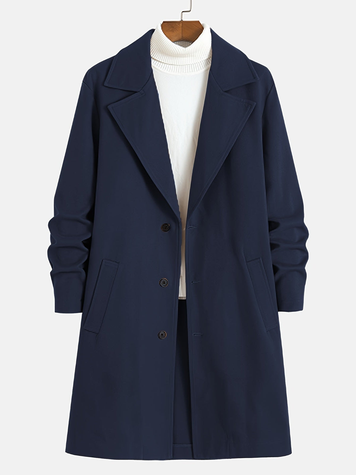 Longline Winter Coat for Women | Lapel Collar Cold Weather Ready