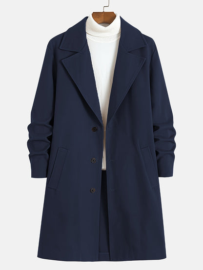 Longline Winter Coat for Women | Lapel Collar Cold Weather Ready
