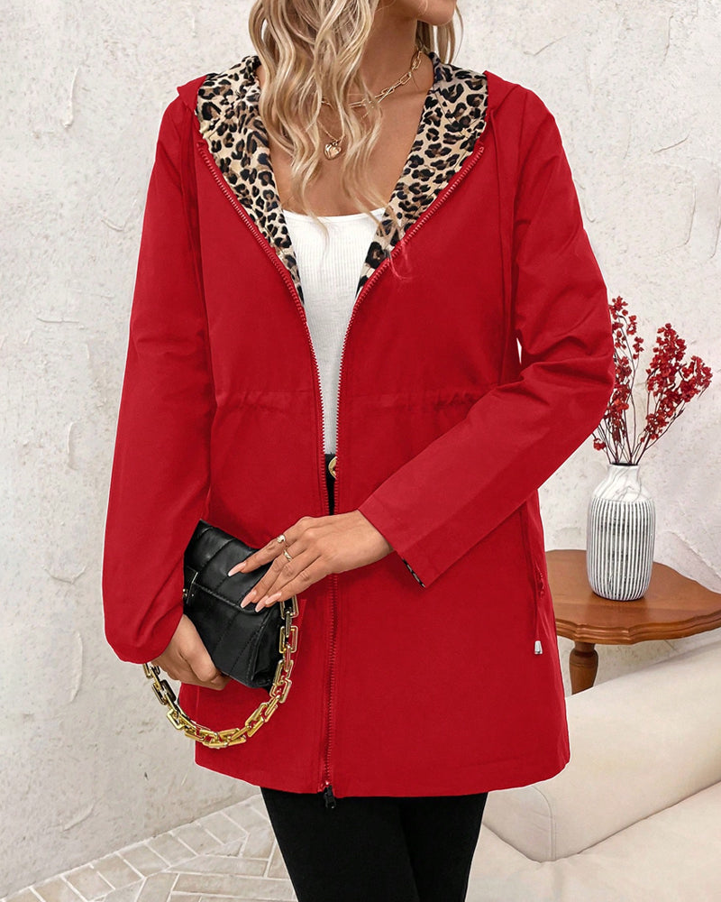 Oversized Winter Coat for Women | Side Zip Drawstring Autumn Layering