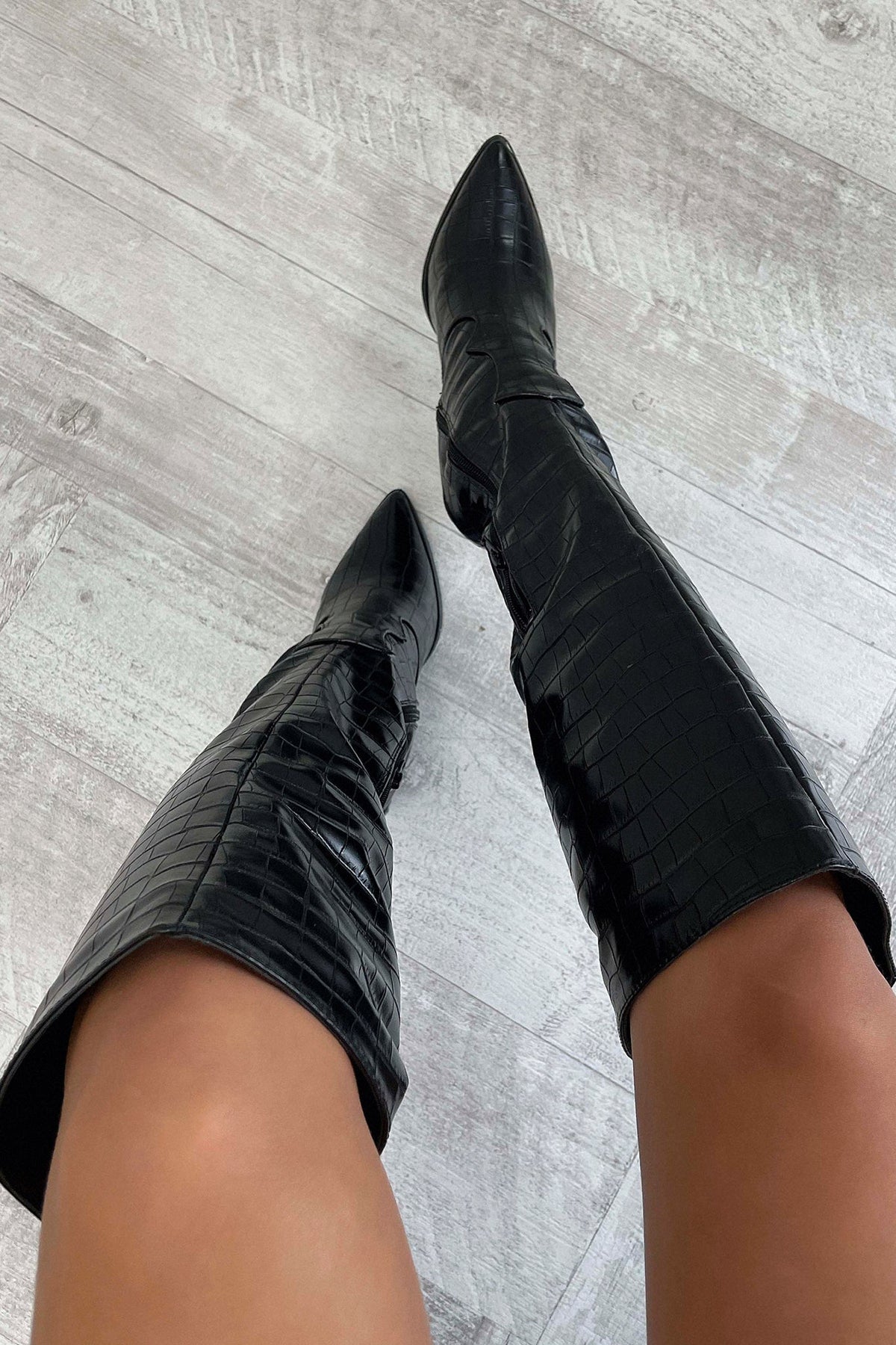 Block Heel Knee High Boots for Women | Animal Print Fall & Winter 2026