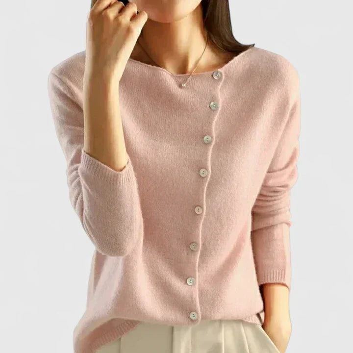Button Front Cardigan for Women | Insulated Lightweight Autumn Layering