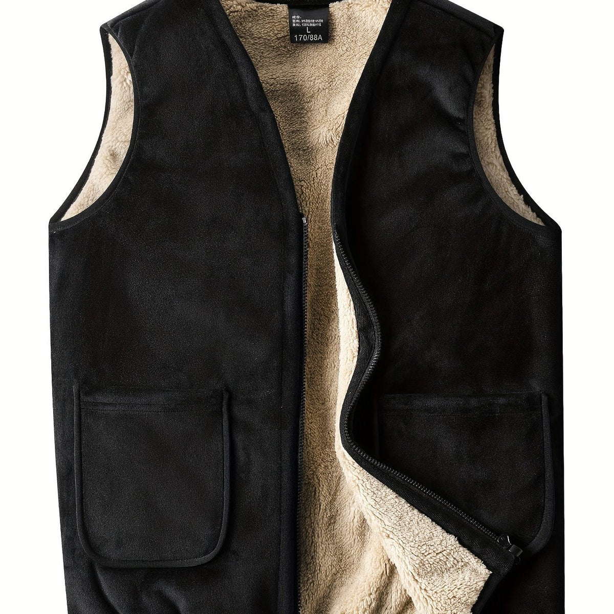 Fleece Lined Puffer Vest for Men | Autumn Layering